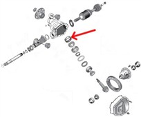 Simering hnacího pastorku 52111953ac Jeep Grand Cherokee WK,Commander 2005-